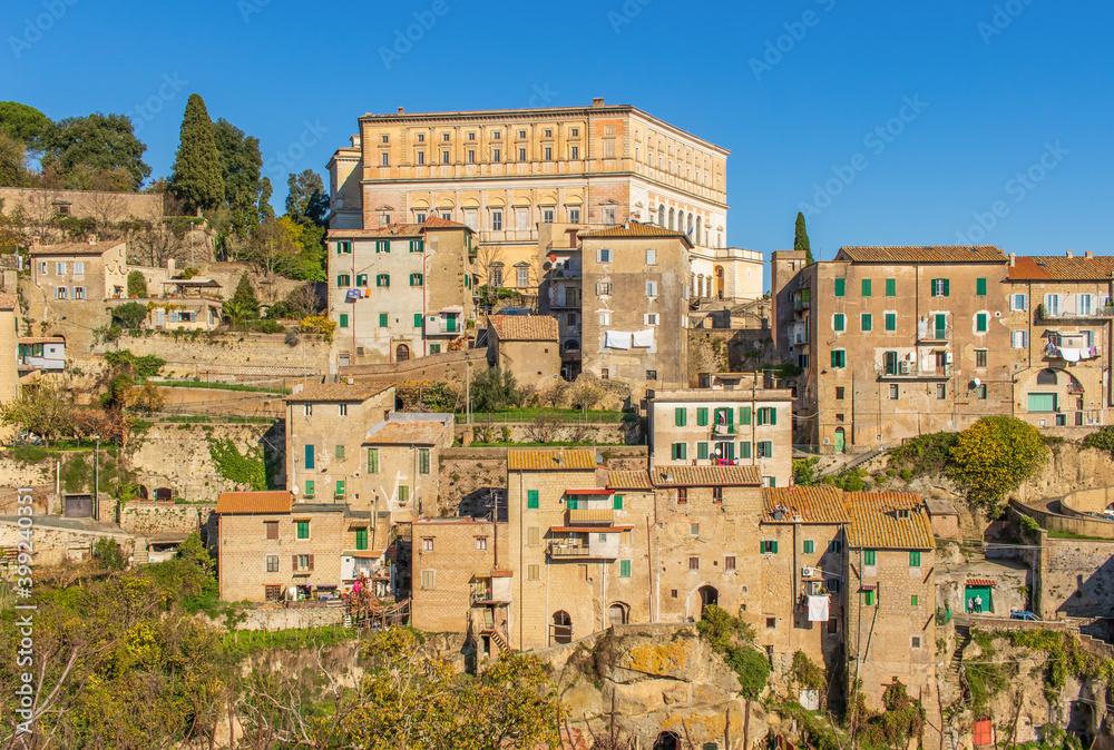 Caprarola, Italy - considered among the most beautiful villages in central Italy, Caprarola is an enchanting town located in the province of Viterbo and 50km away from Rome. Here is Villa Farnese