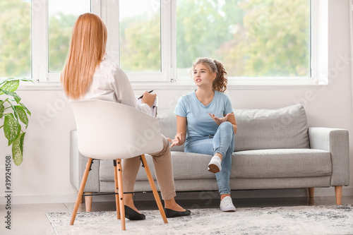 Psychologist working with t...