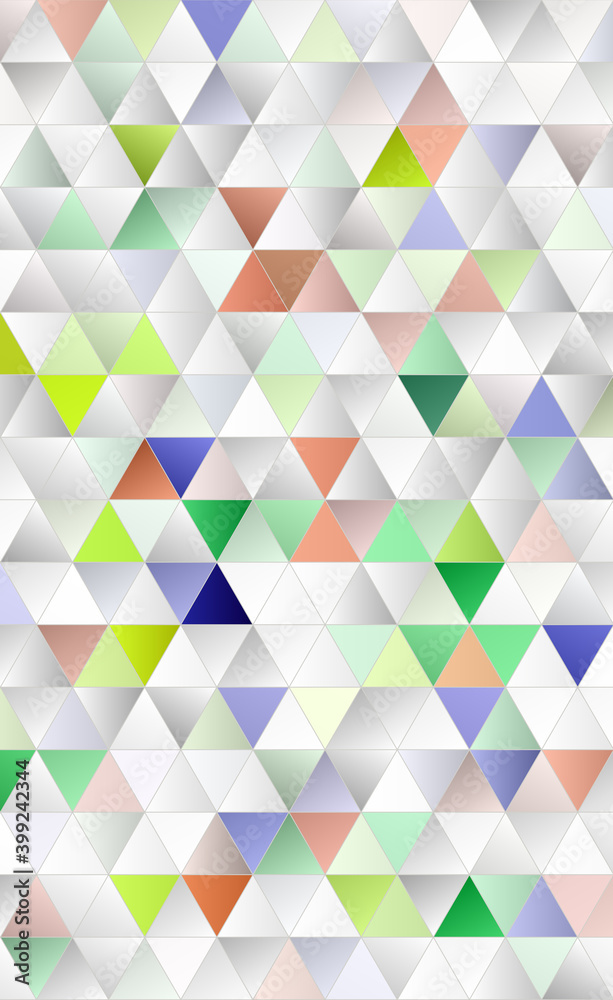 Fototapeta premium 3d Triangles, abstract background. Design wallpaper.