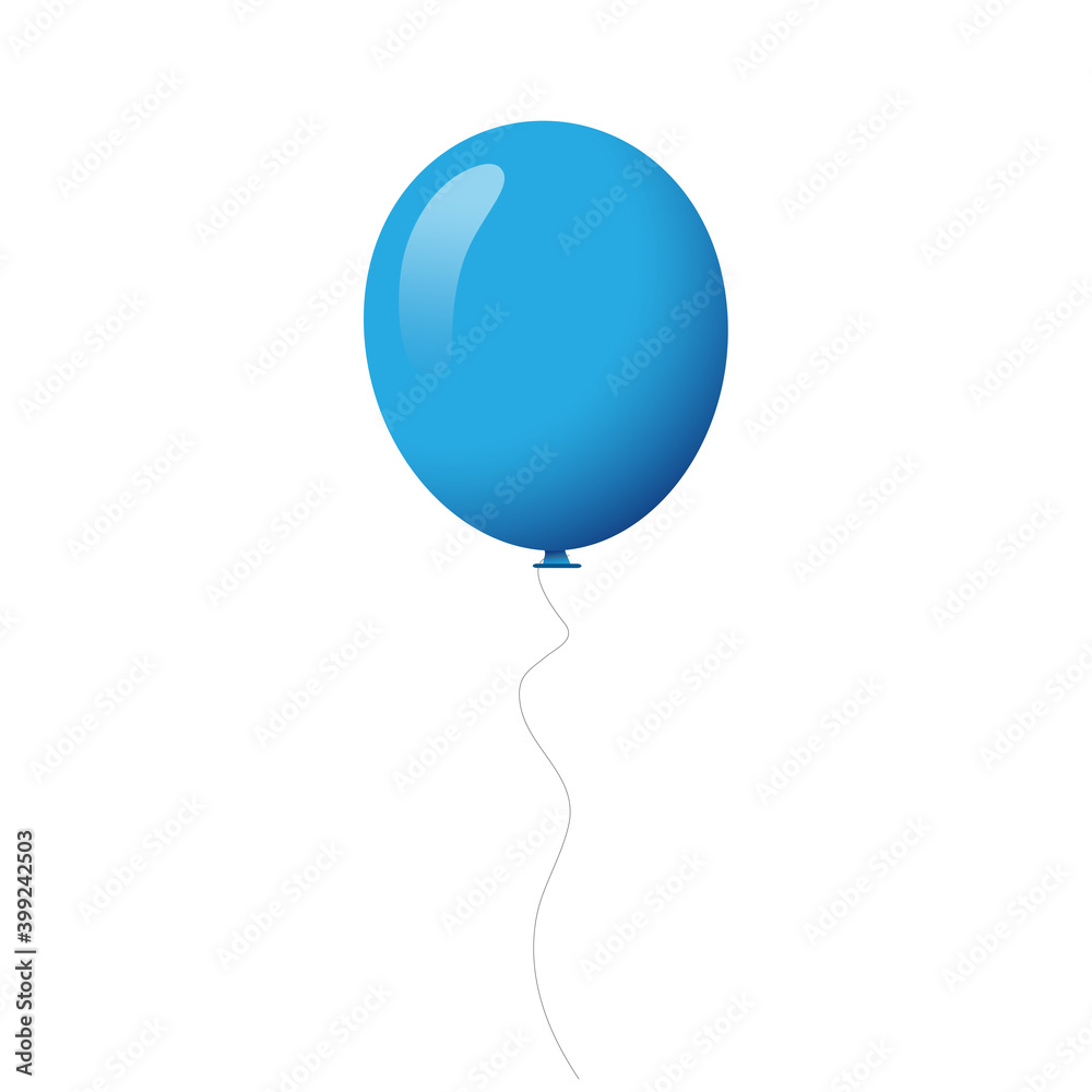 Balloon vector icon isolated on white background. Balloon icon in flat style. Useful for party poster, greeting and wedding card. Vector illustration of modern party balloon Balloon vector icon isolated on white background. Balloon icon in flat style. Useful for party poster, greeting and wedding card. Vector illustration of modern party balloon