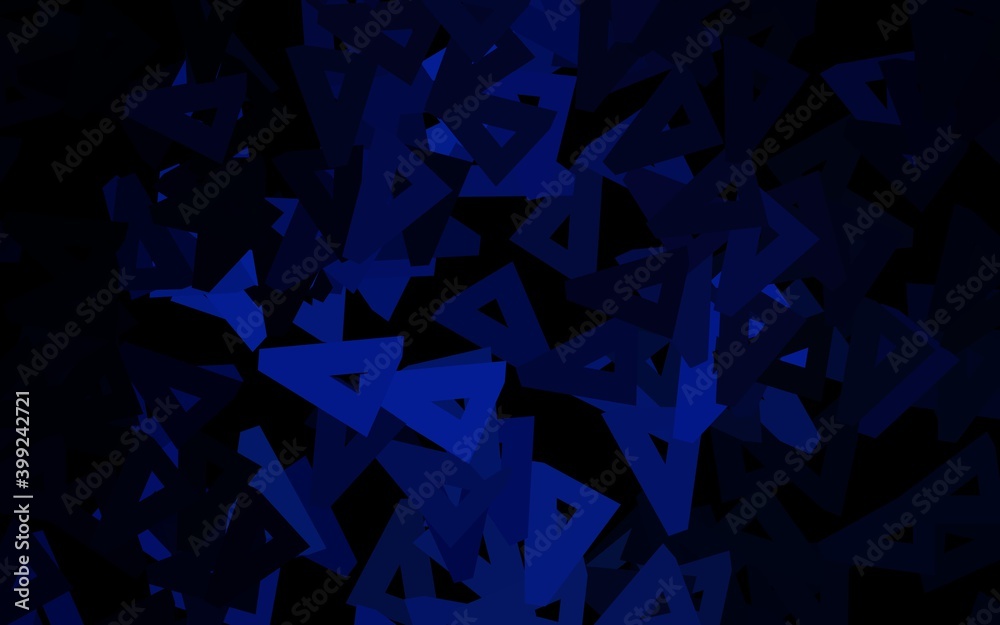 Dark BLUE vector pattern with polygonal style. Dark BLUE vector pattern with polygonal style.