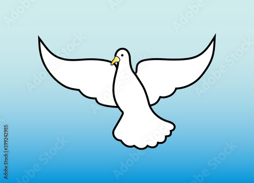 White pigeon