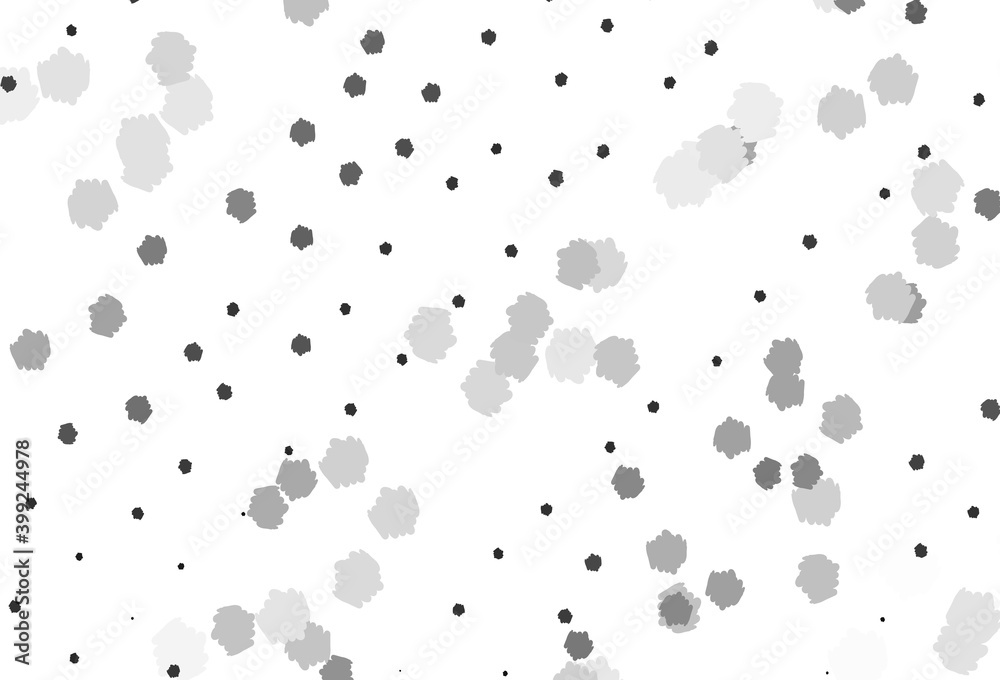 Light Gray vector template with chaotic shapes. Light Gray vector template with chaotic shapes.