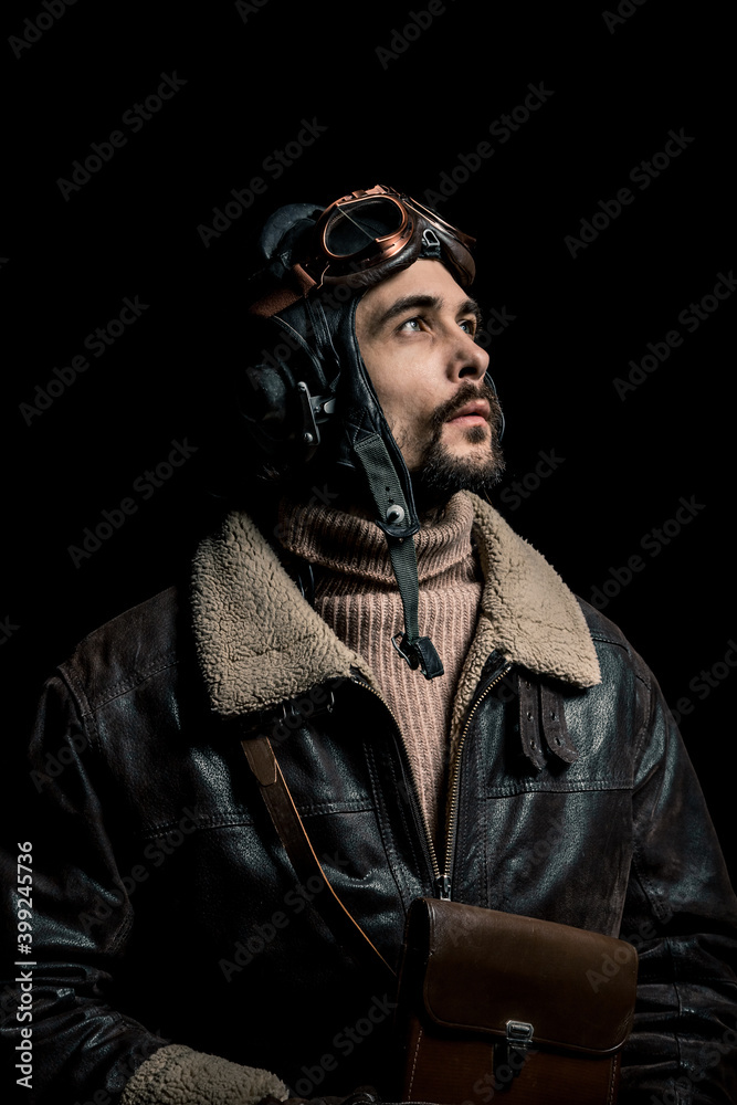 Obraz premium Pilot polar explorer. The character