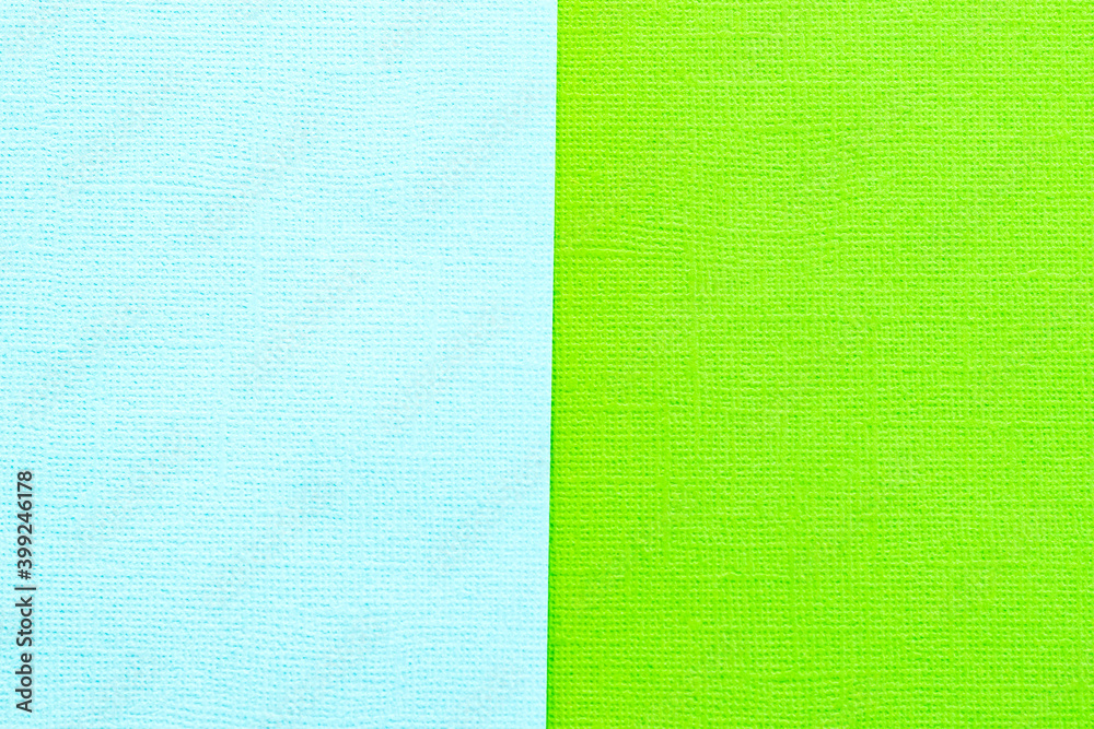 Fototapeta premium green and light blue pastel paper color for background