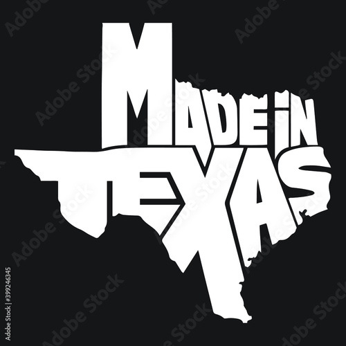 Made in Texas design - Vector file