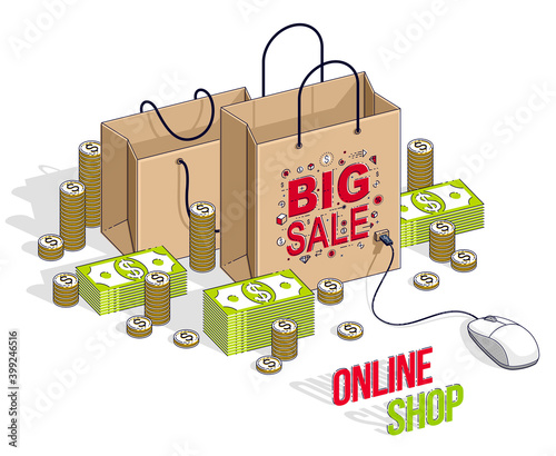 Online Shopping concept, we...
