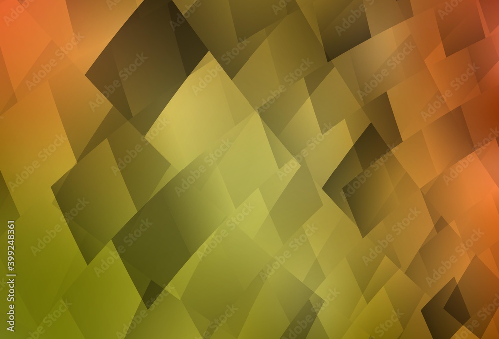 Light Red, Yellow vector texture in rectangular style. Light Red, Yellow vector texture in rectangular style.