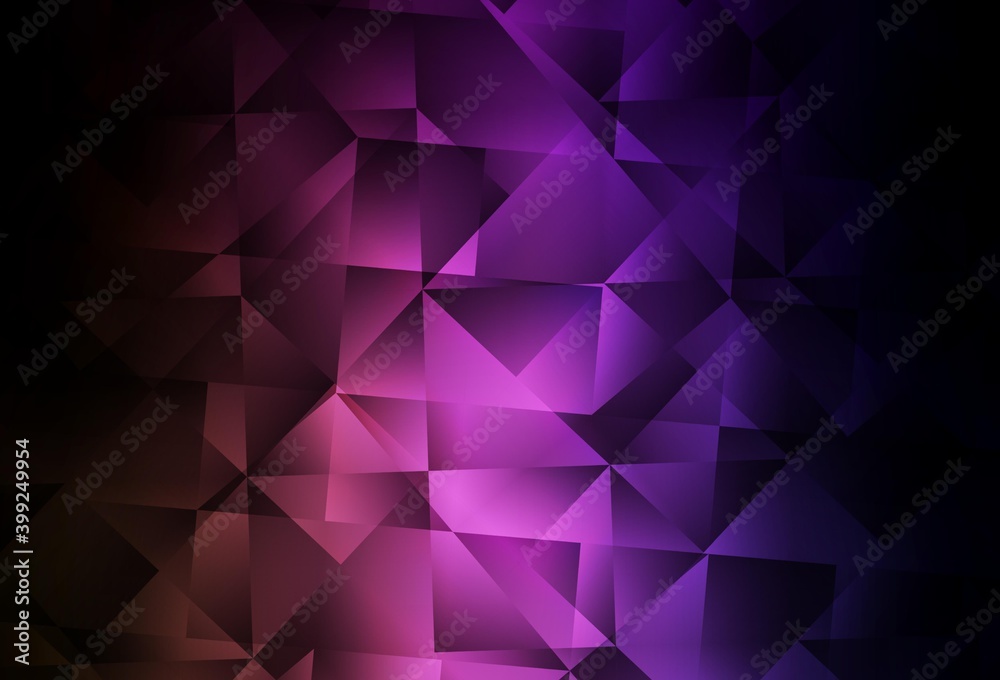 Dark Purple, Pink vector shining triangular background. Dark Purple, Pink vector shining triangular background.