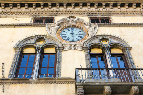Lucca  Italy. Beautiful architecture of Lucca city center.