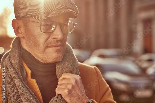 Fotografie man on a sunny day