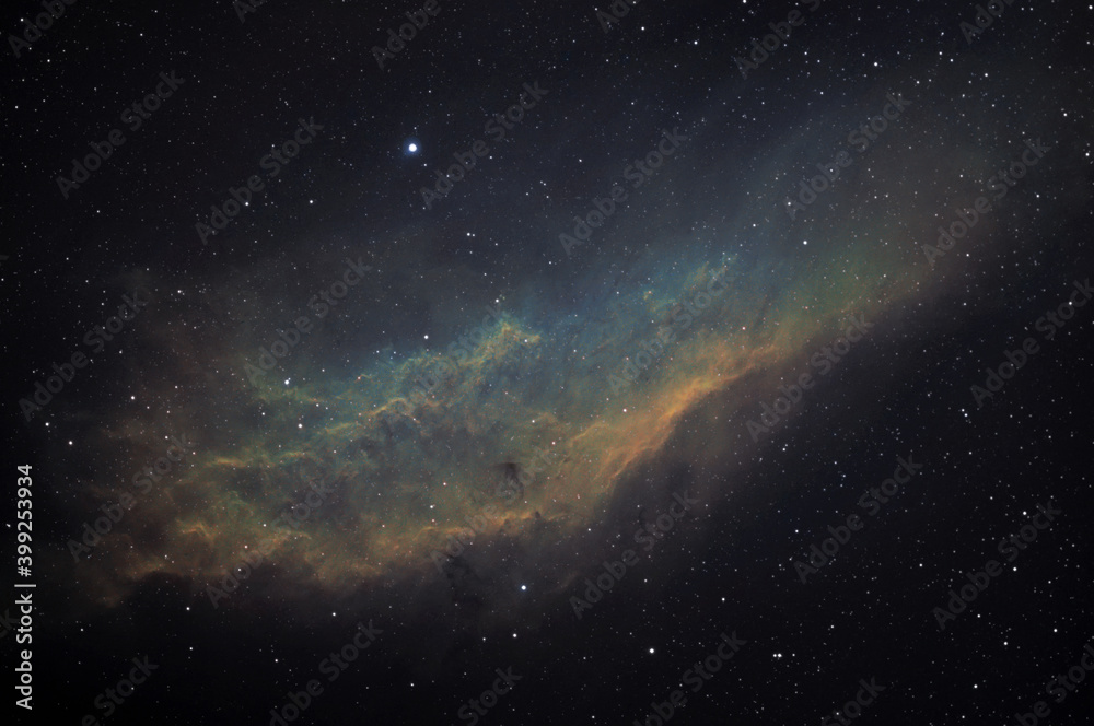 NGC1499 California Nebula in HST palette