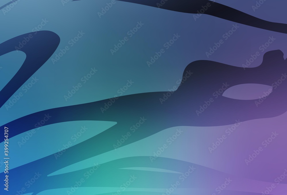 Obraz premium Light Pink, Blue vector blurred shine abstract texture.