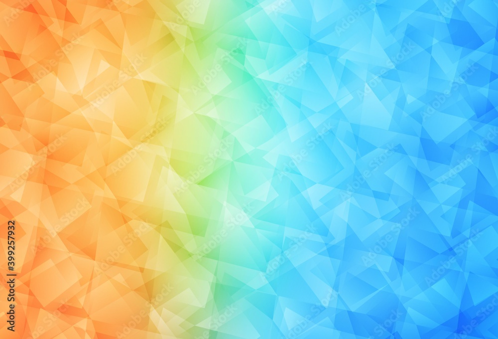 Light Blue, Red vector triangle mosaic background. Light Blue, Red vector triangle mosaic background.