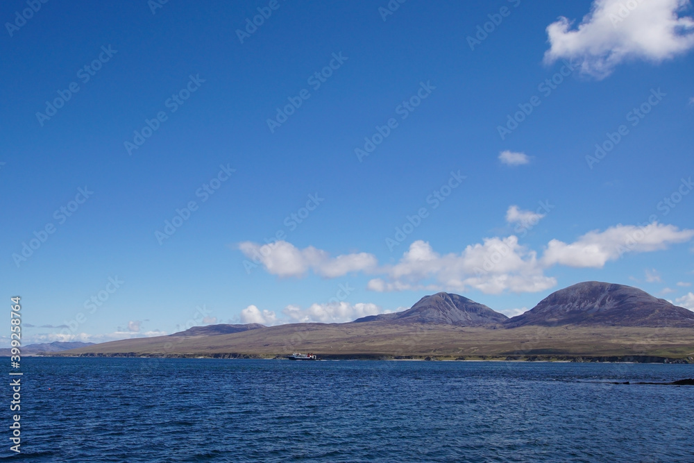 The Paps of Jura and the Sound of Islay seen from Islay	