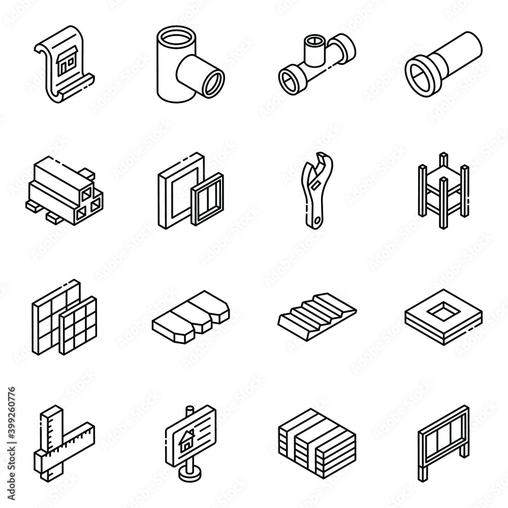 Pack of Construction and Real Estate Glyph Isometric Icons
Pack of Construction and Real Estate Glyph Isometric Icons