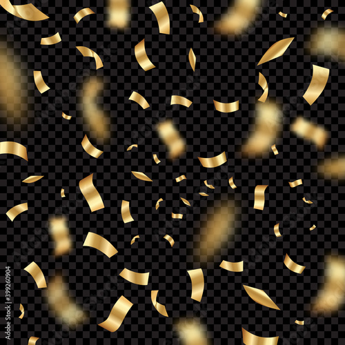 Confetti explode. Holiday party festival background with serpentine award congrats birthday decent vector template. Festival greeting magic, ceremony fiesta illustration