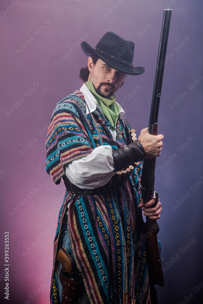 Wild West cowboy. The character