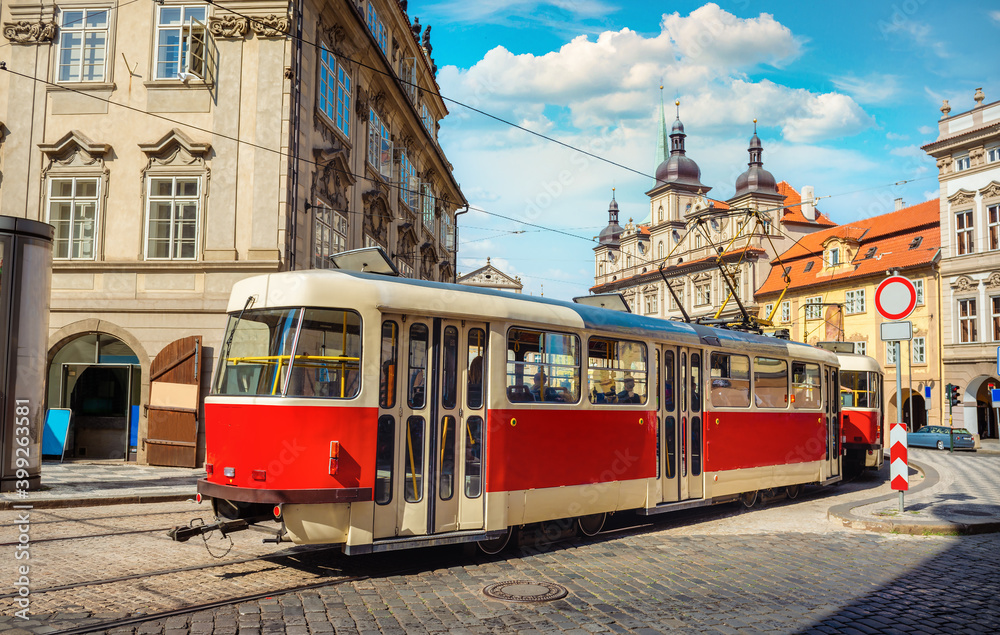 Tram in Prague
