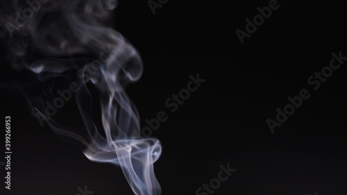 Vapor Rises Up and Curls