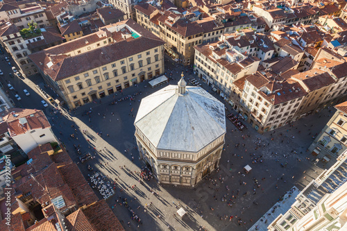 Baptistery of St John in Piazza del Duomo, Florence, Italy 