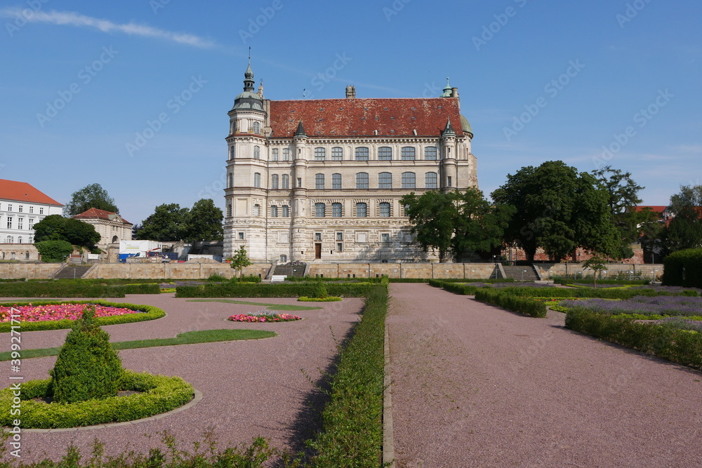 Güstrower Schloss in Güstrow in Mecklenburg-Vorpommern