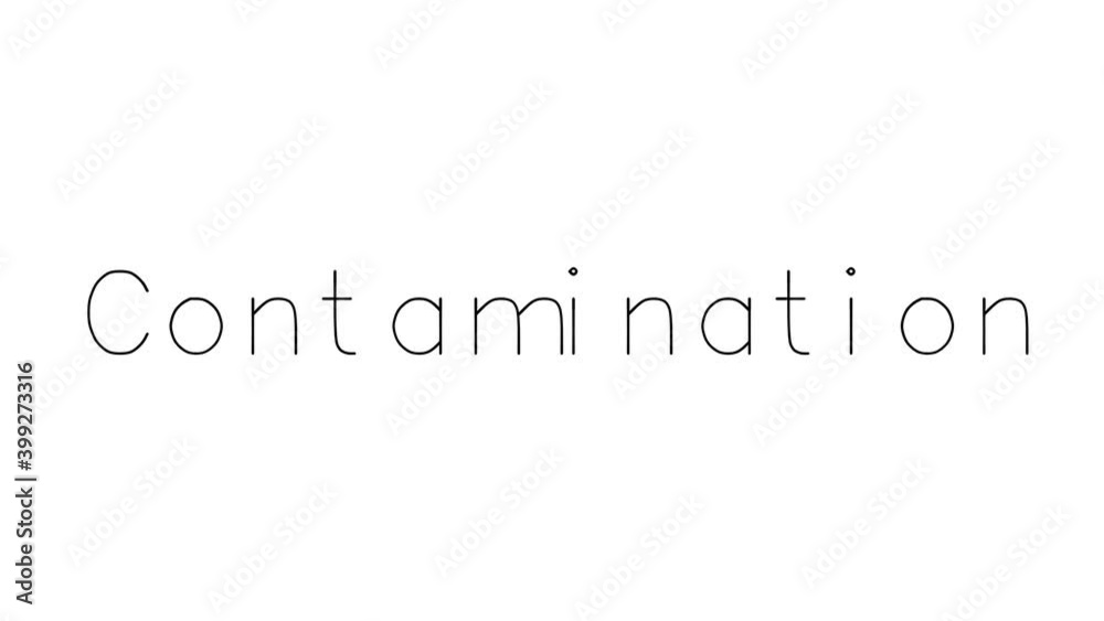 Contamination Handwritten Text Animation in Various Sans-Serif Fonts and Weights Contamination Handwritten Text Animation in Various Sans-Serif Fonts and Weights