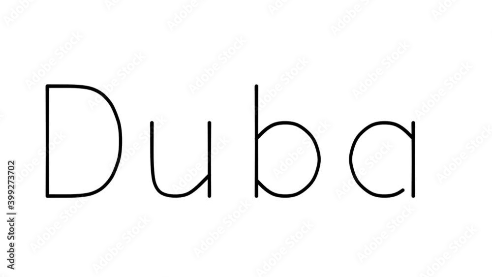 Dubai Handwritten Text Animation in Various Sans-Serif Fonts and Weights Dubai Handwritten Text Animation in Various Sans-Serif Fonts and Weights