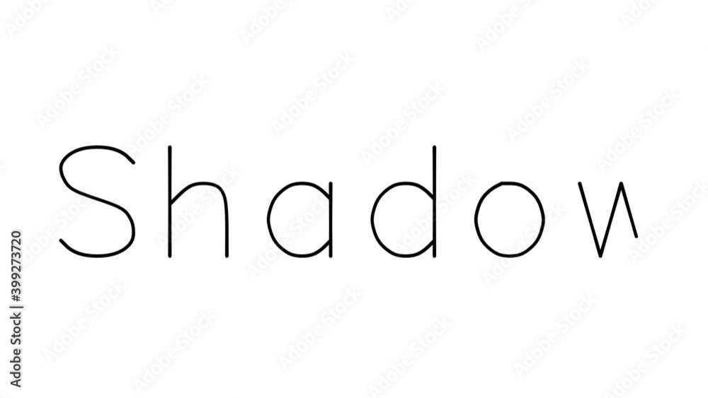 Shadow Handwritten Text Animation in Various Sans-Serif Fonts and Weights Shadow Handwritten Text Animation in Various Sans-Serif Fonts and Weights