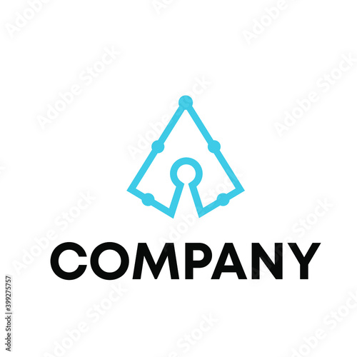 triangle key hole logo
