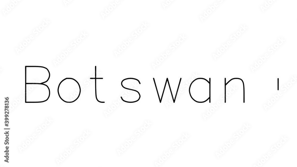 Botswana Handwritten Text Animation in Various Sans-Serif Fonts and Weights Botswana Handwritten Text Animation in Various Sans-Serif Fonts and Weights