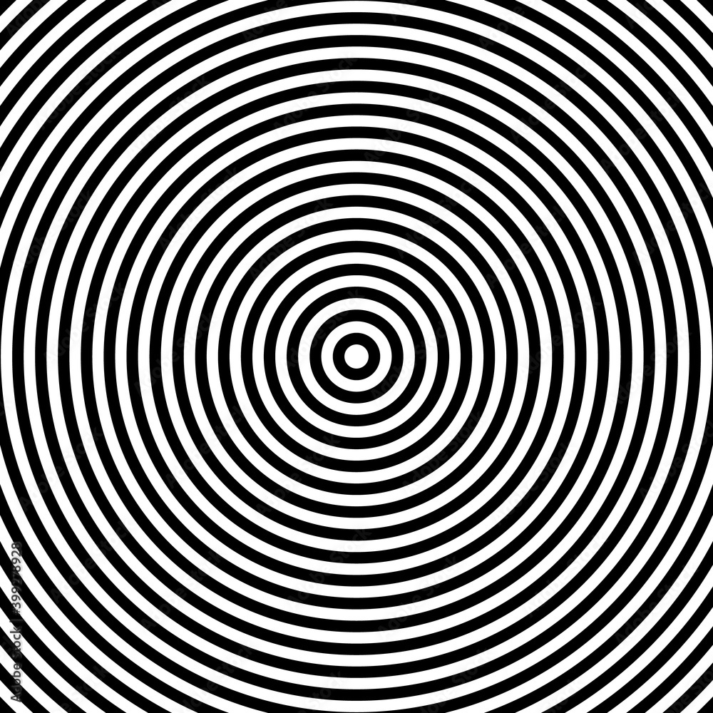 Concentric Repeating Rings Vector Illustration Concentric Repeating Rings Vector Illustration