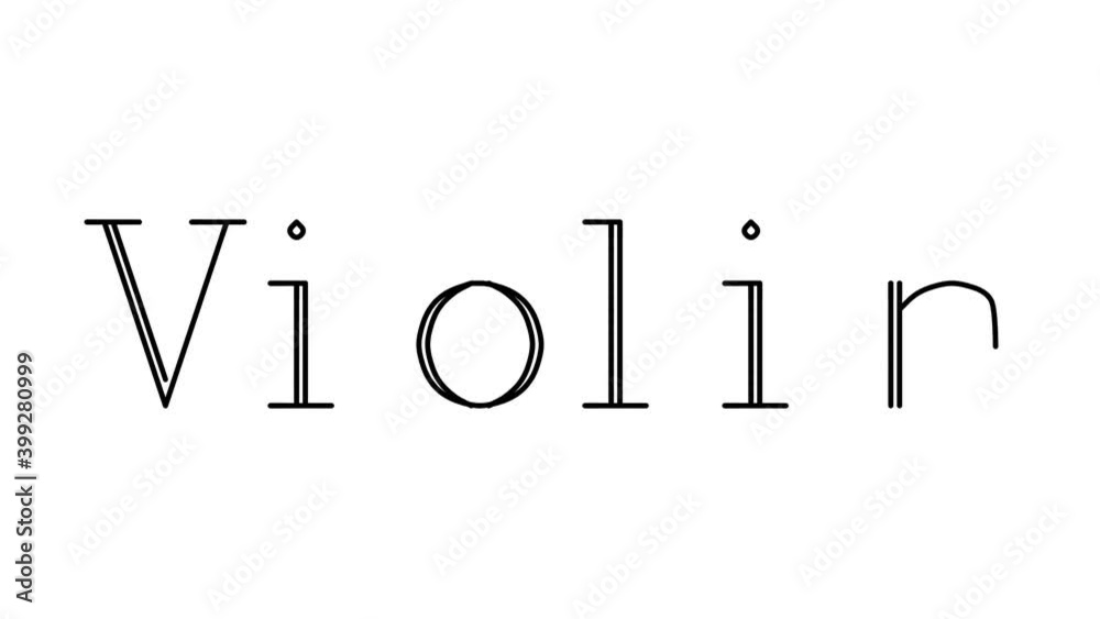 Violin Animated Handwriting Text in Serif Fonts and Weights Violin Animated Handwriting Text in Serif Fonts and Weights