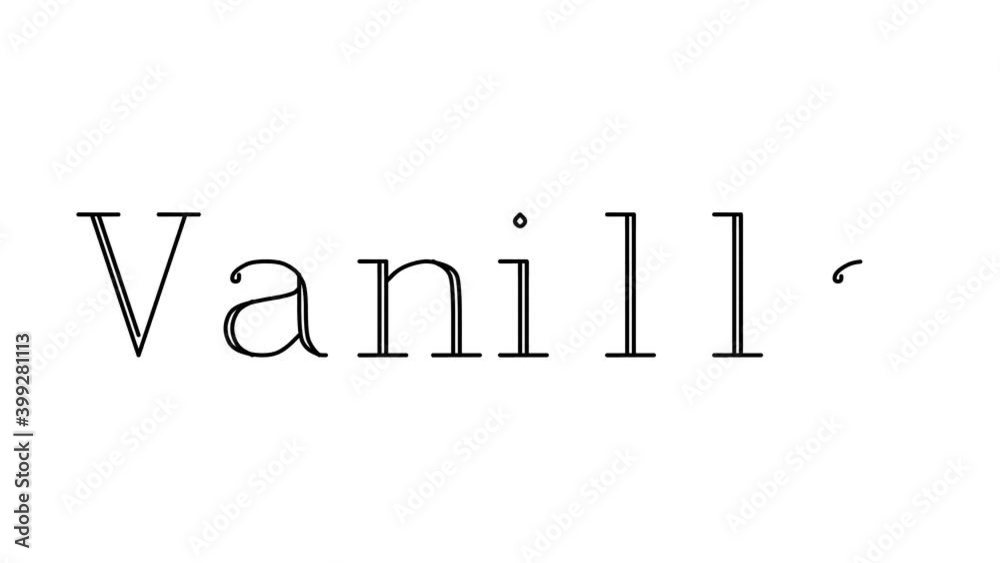 Vanilla Animated Handwriting Text in Serif Fonts and Weights Vanilla Animated Handwriting Text in Serif Fonts and Weights