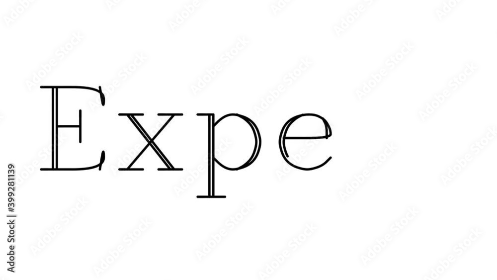 Expert Animated Handwriting Text in Serif Fonts and Weights Expert Animated Handwriting Text in Serif Fonts and Weights