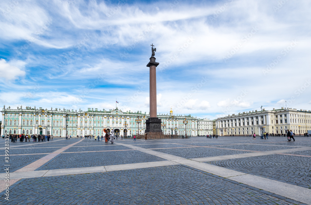 The Winter Palace in Saint-Petersburg, Russia