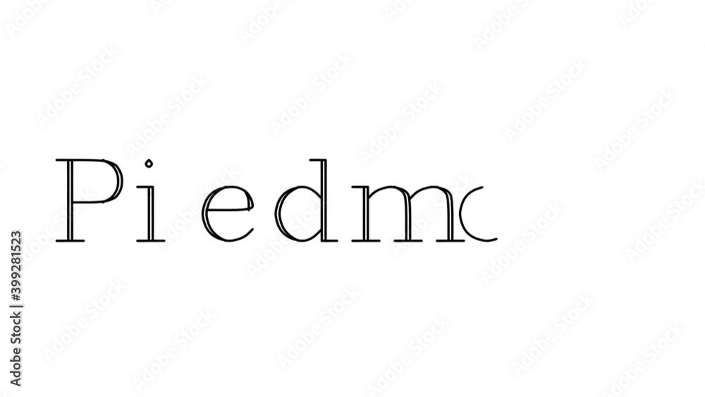 Piedmont Animated Handwriting Text in Serif Fonts and Weights Piedmont Animated Handwriting Text in Serif Fonts and Weights