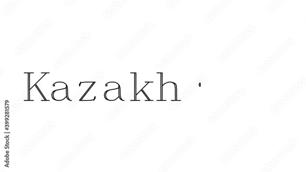 Kazakhstan Animated Handwriting Text in Serif Fonts and Weights Kazakhstan Animated Handwriting Text in Serif Fonts and Weights