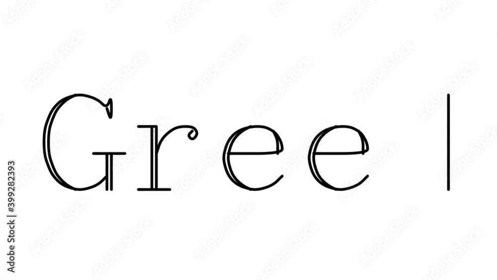 Greed Animated Handwriting Text in Serif Fonts and Weights Greed Animated Handwriting Text in Serif Fonts and Weights