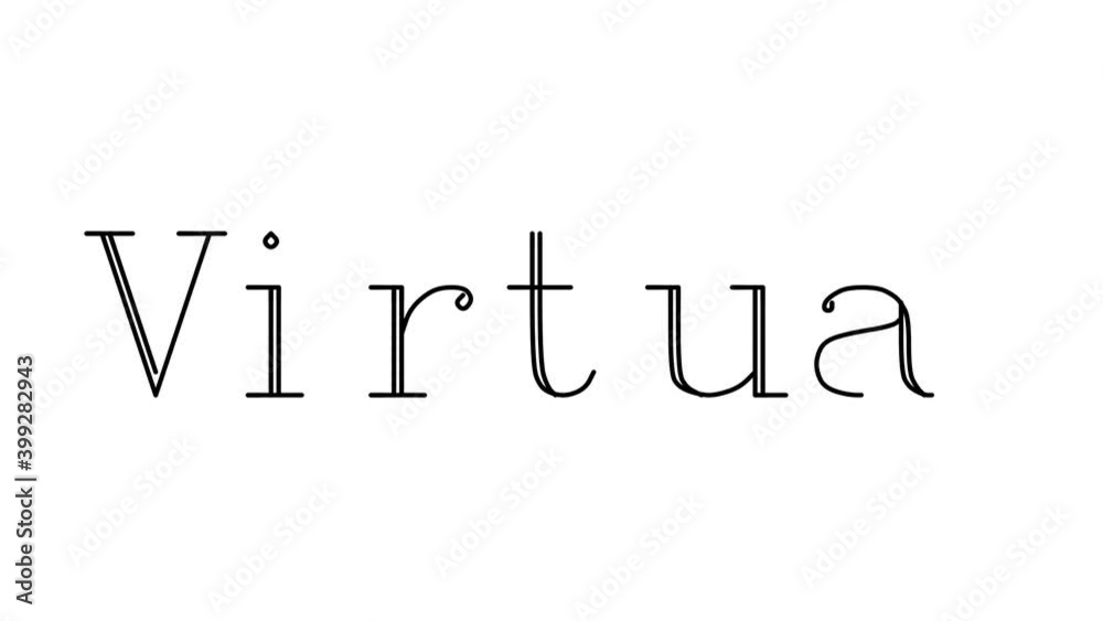 Virtual Animated Handwriting Text in Serif Fonts and Weights Virtual Animated Handwriting Text in Serif Fonts and Weights