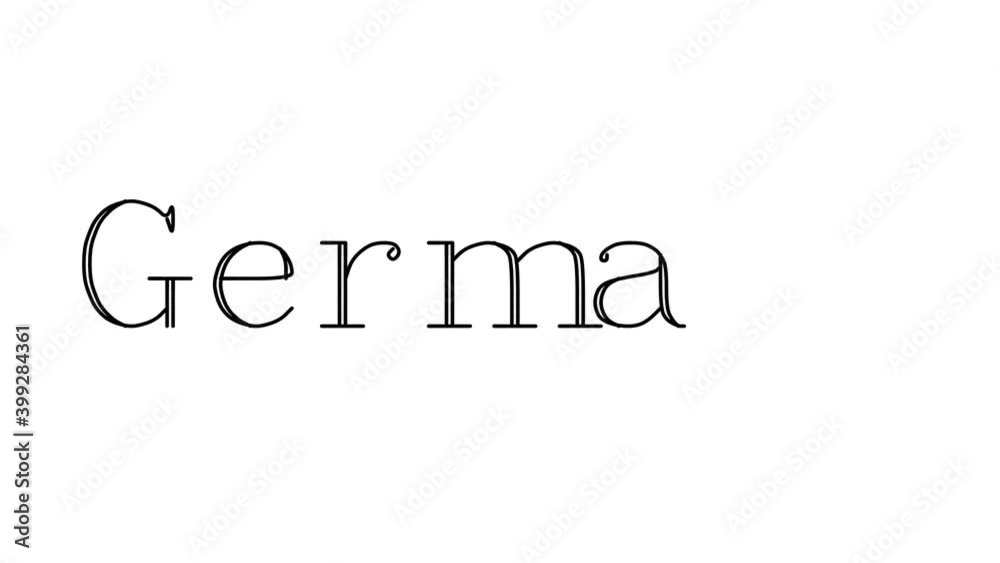 Germany Animated Handwriting Text in Serif Fonts and Weights Germany Animated Handwriting Text in Serif Fonts and Weights