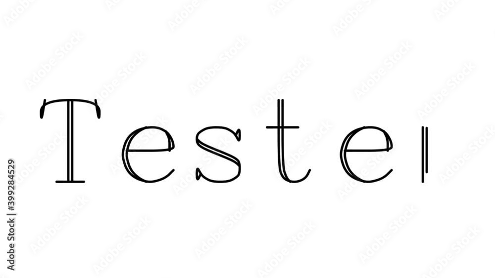 Tester Animated Handwriting Text in Serif Fonts and Weights Tester Animated Handwriting Text in Serif Fonts and Weights