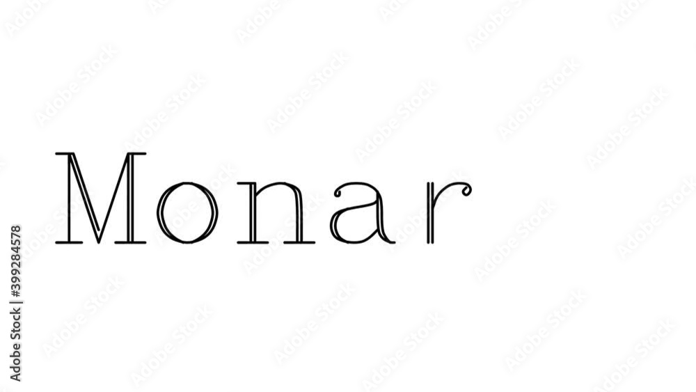 Monarch Animated Handwriting Text in Serif Fonts and Weights Monarch Animated Handwriting Text in Serif Fonts and Weights
