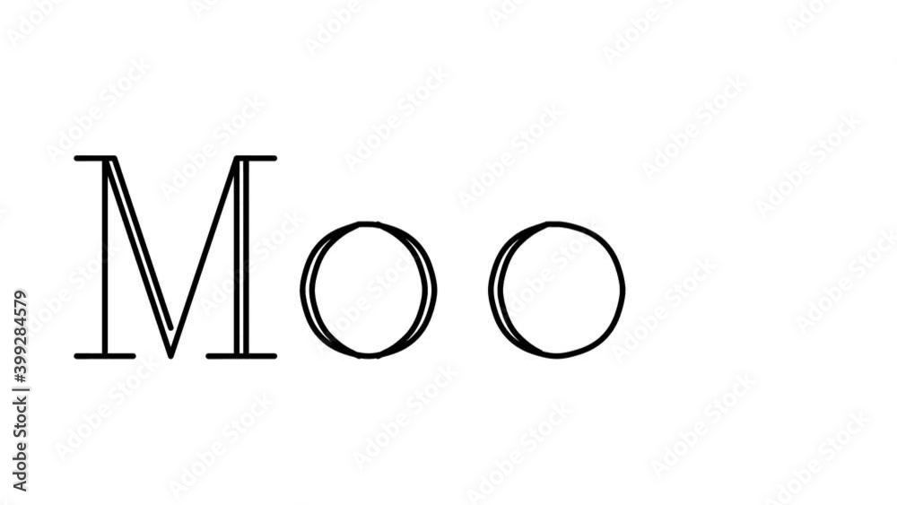 Moon Animated Handwriting Text in Serif Fonts and Weights Moon Animated Handwriting Text in Serif Fonts and Weights