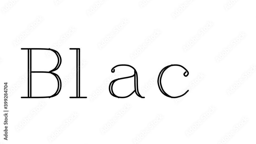 Black Animated Handwriting Text in Serif Fonts and Weights Black Animated Handwriting Text in Serif Fonts and Weights