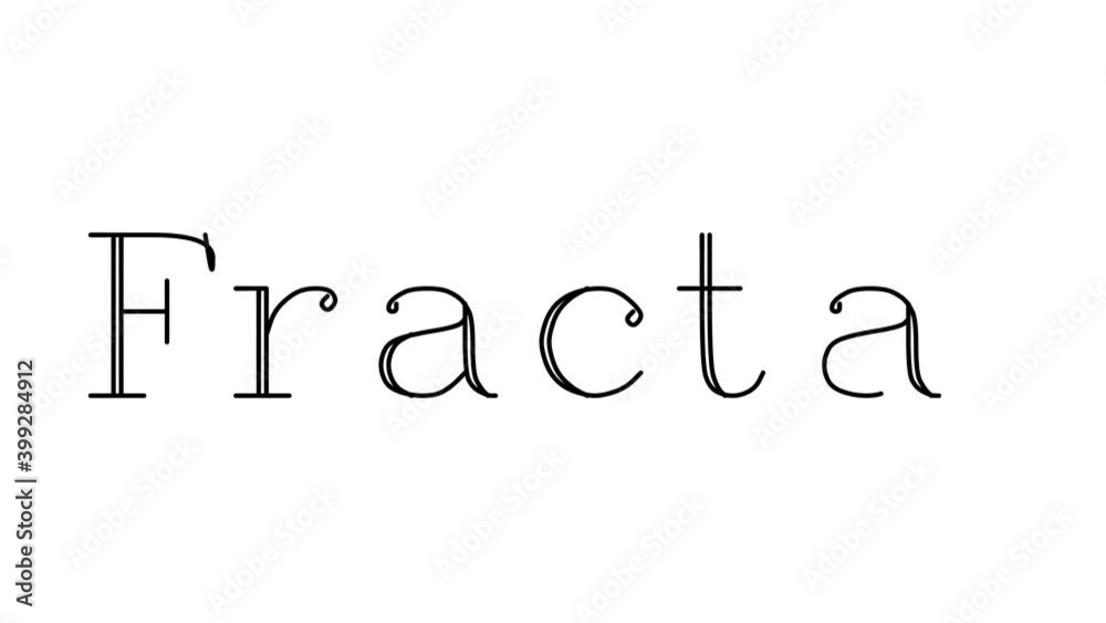 Fractal Animated Handwriting Text in Serif Fonts and Weights Fractal Animated Handwriting Text in Serif Fonts and Weights