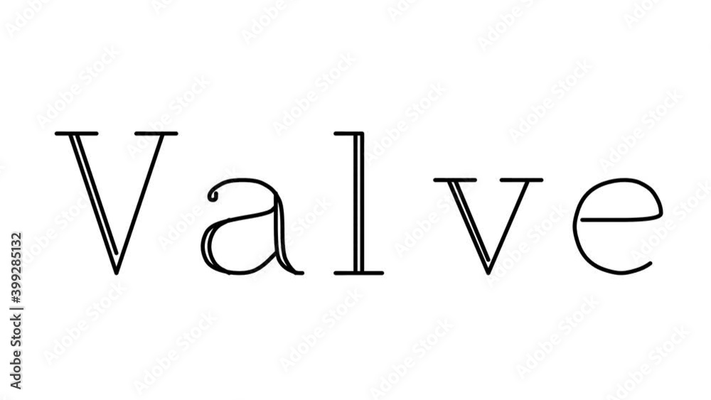 Valve Animated Handwriting Text in Serif Fonts and Weights Valve Animated Handwriting Text in Serif Fonts and Weights