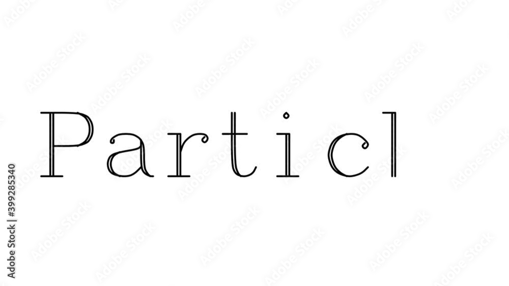 Particle Animated Handwriting Text in Serif Fonts and Weights Particle Animated Handwriting Text in Serif Fonts and Weights