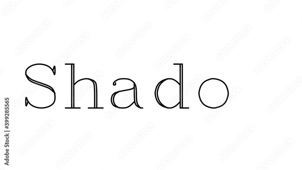 Shadow Animated Handwriting Text in Serif Fonts and Weights Shadow Animated Handwriting Text in Serif Fonts and Weights