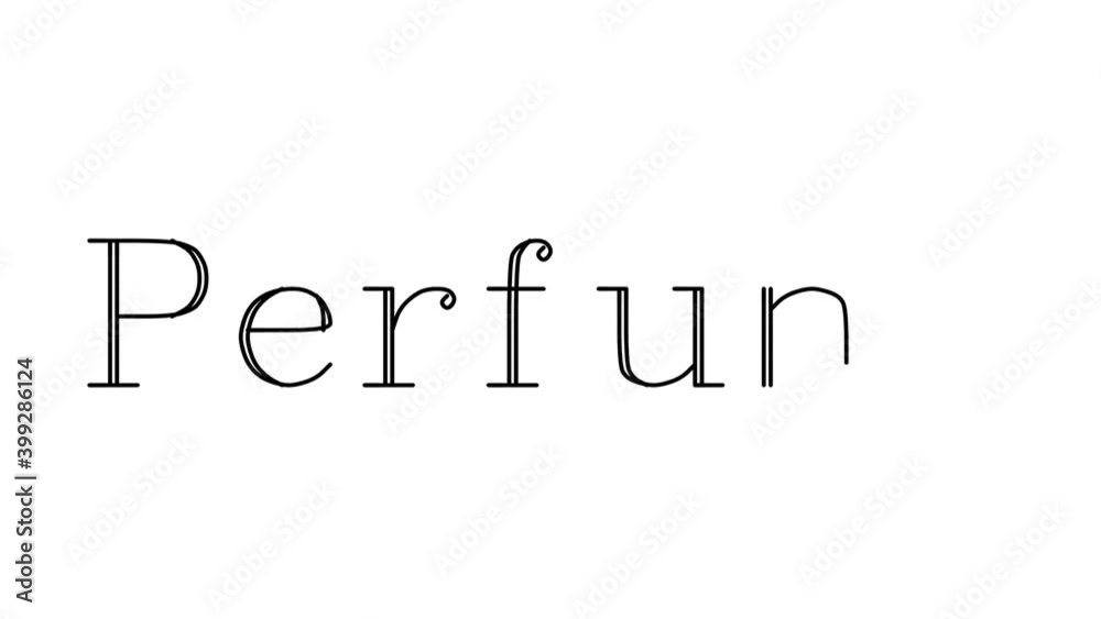 Perfume Animated Handwriting Text in Serif Fonts and Weights Perfume Animated Handwriting Text in Serif Fonts and Weights